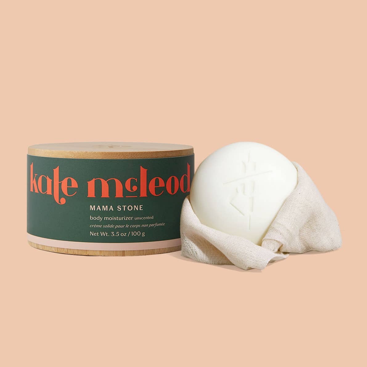KATE McLEOD Mama Stone | Deep Moisturizing Lotion Bar: Starter Kit (3.5 oz)