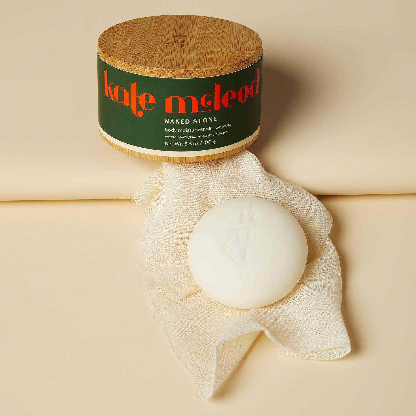 Kate McLeod Naked Stone | Deep Moisturizing Lotion Bar: Refill (3.5 oz)