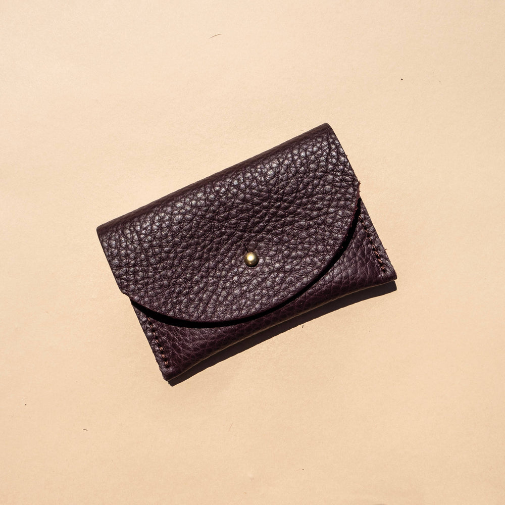 PRIMECUT Cardholder | Plum Leather