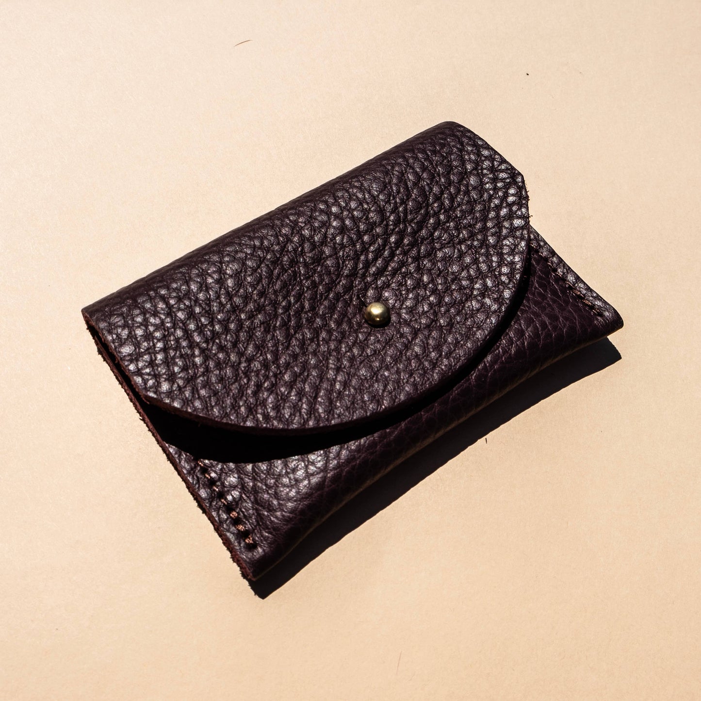 PRIMECUT Cardholder | Plum Leather