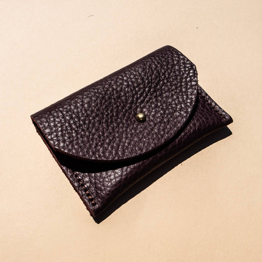 PRIMECUT Cardholder | Plum Leather