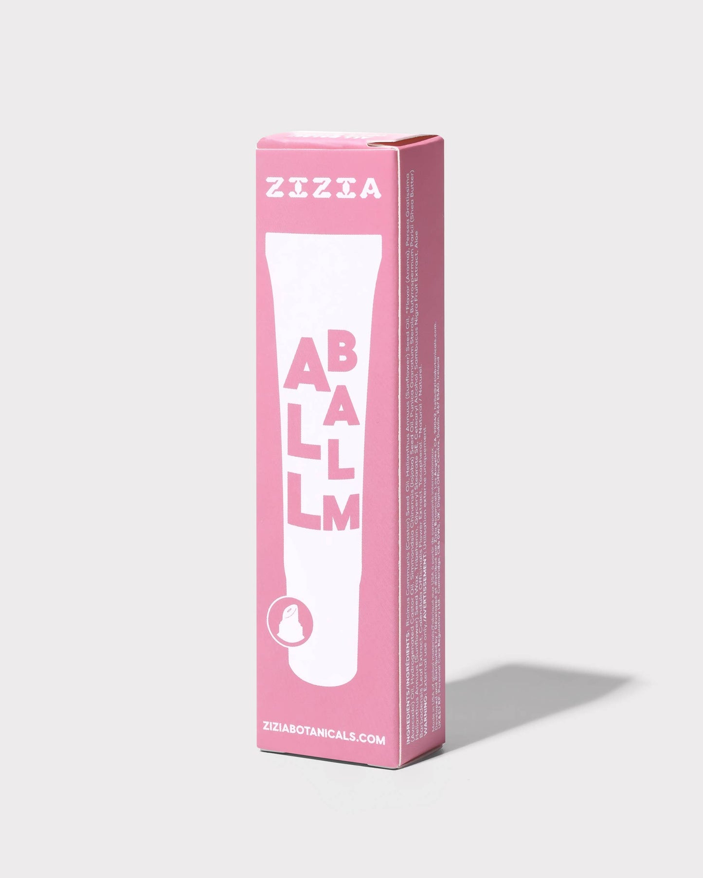 ZIZIA PLASTIC TUBE-Rose All Balm Tube