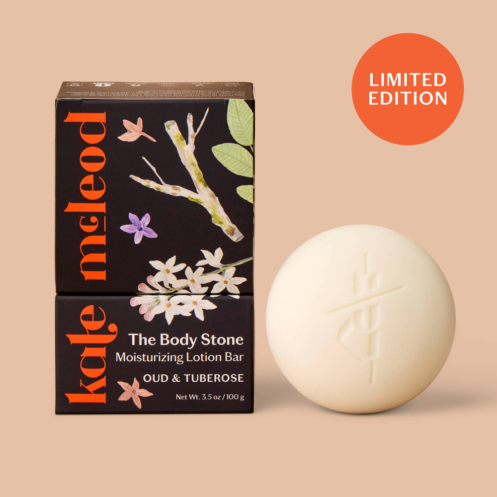 KATE MCLEOD Oud & Tuberose | Deep Moisturizing Lotion Bar