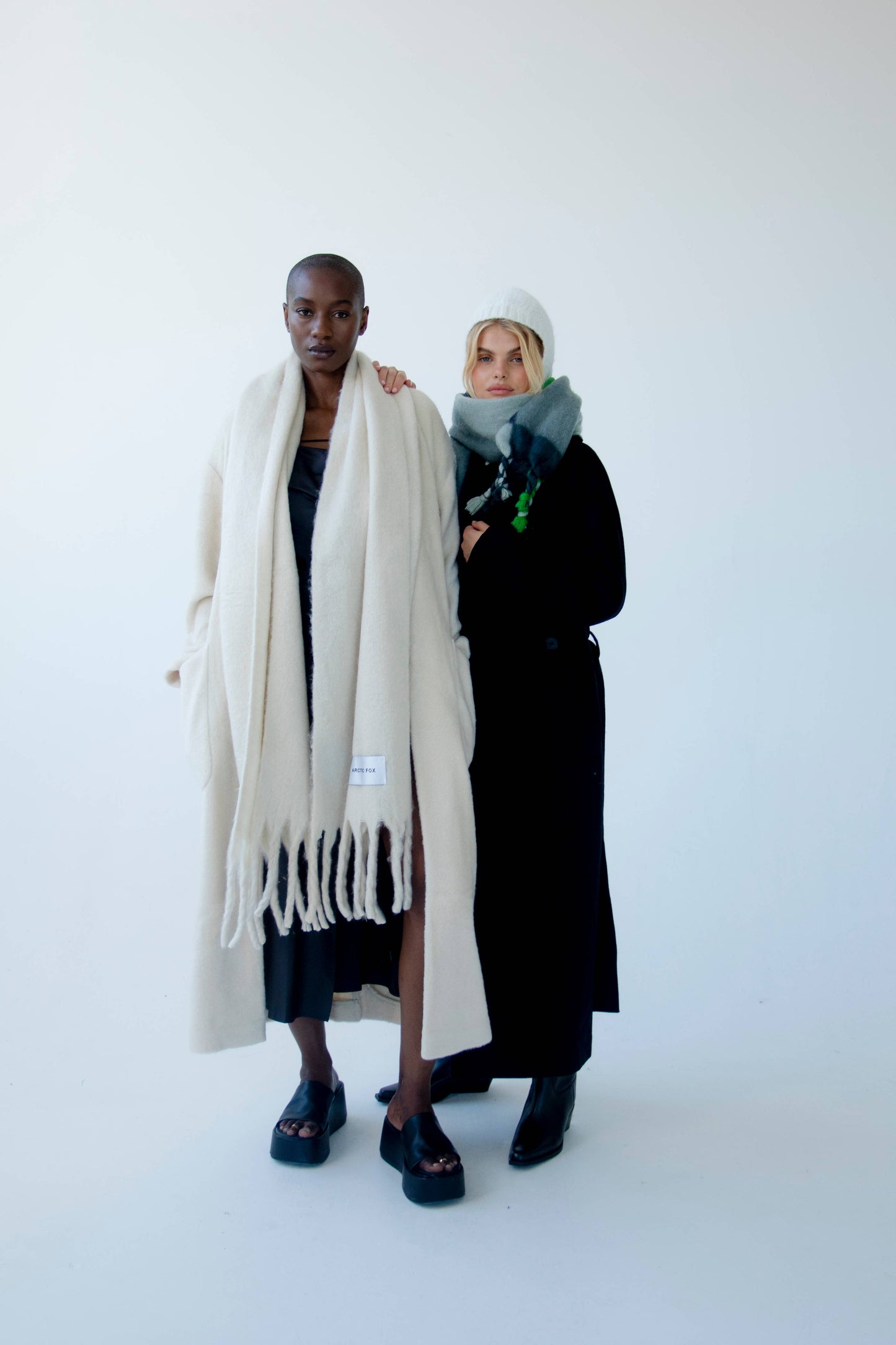 ARCTIC FOX The Reykjavik Scarf - 100% Recycled - Pebble Beige - FW25