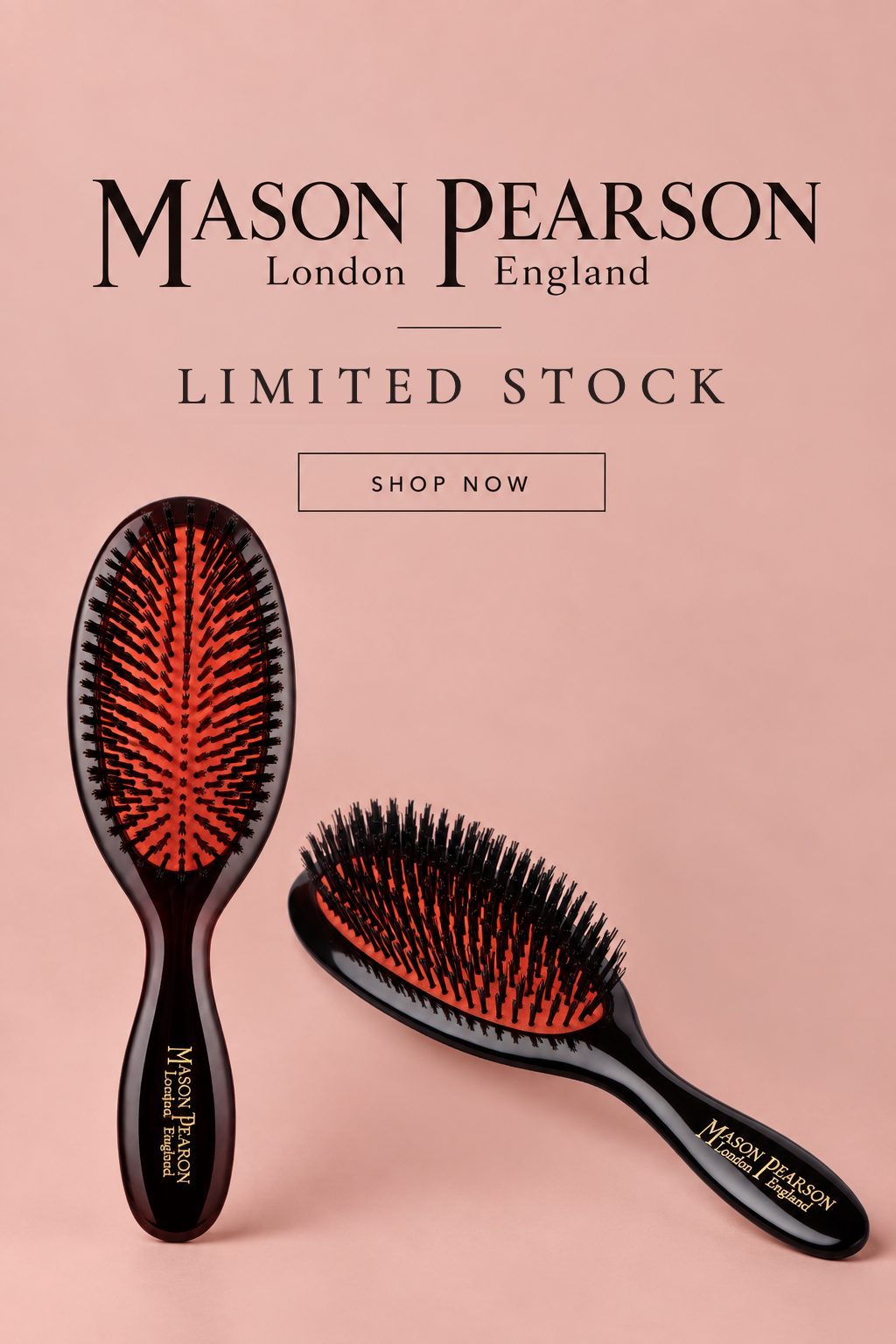 Mason Pearson hairbrushes - limited stock, shop now